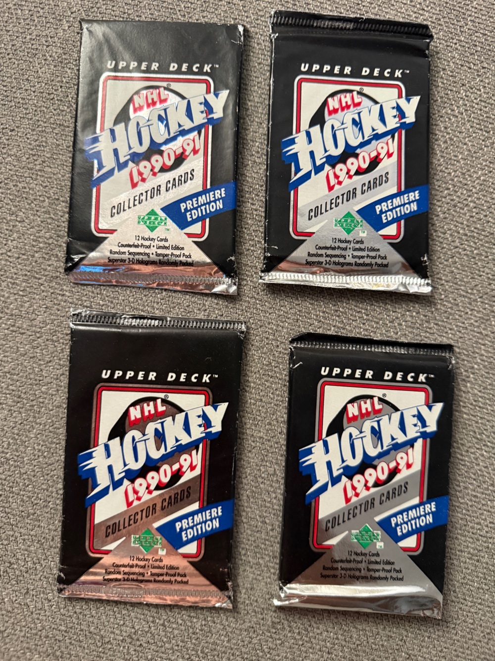 Upper Deck NHL Hockey 1990-91 Collector Card Pack - Black